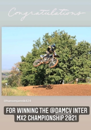 Florian Hellebrandt est champion Vmcf en 85cc !
