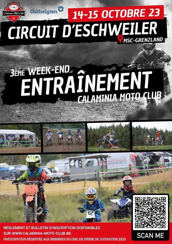 Journée d'entrainement CMC octobre 2023 Motocross et Enduro
