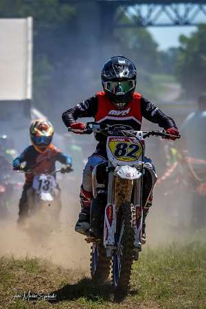 VMCF Saint-Trond : Un super week-end pour Mika Keutgens et Florian Hellebrandt en Junior 85cc