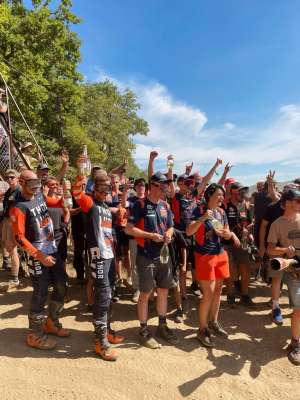 Le Calaminia Moto Club dans le sable de l’Enduropale du Touquet.