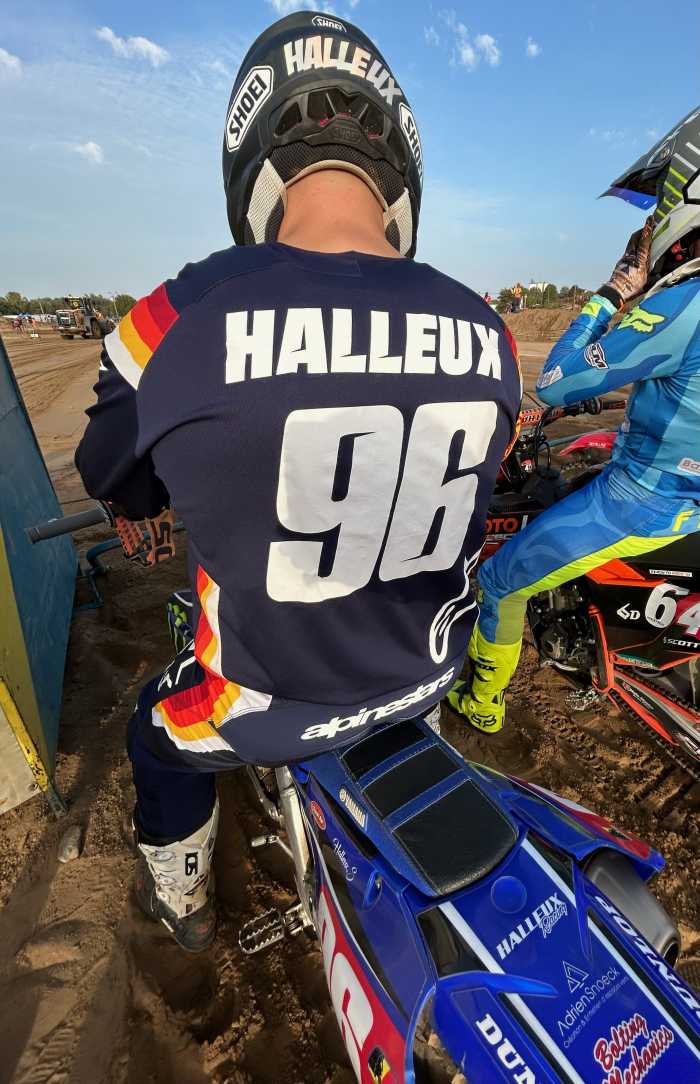 Sylvain Halleux, vice champion nationaux MX2 VMCF 2023 : «  il était temps de reprendre du plaisir »